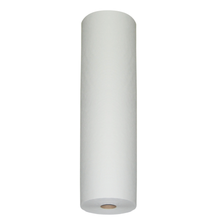 Rolo papel marquesa crepado branco 38grs, 60cm x 1,5Kg      